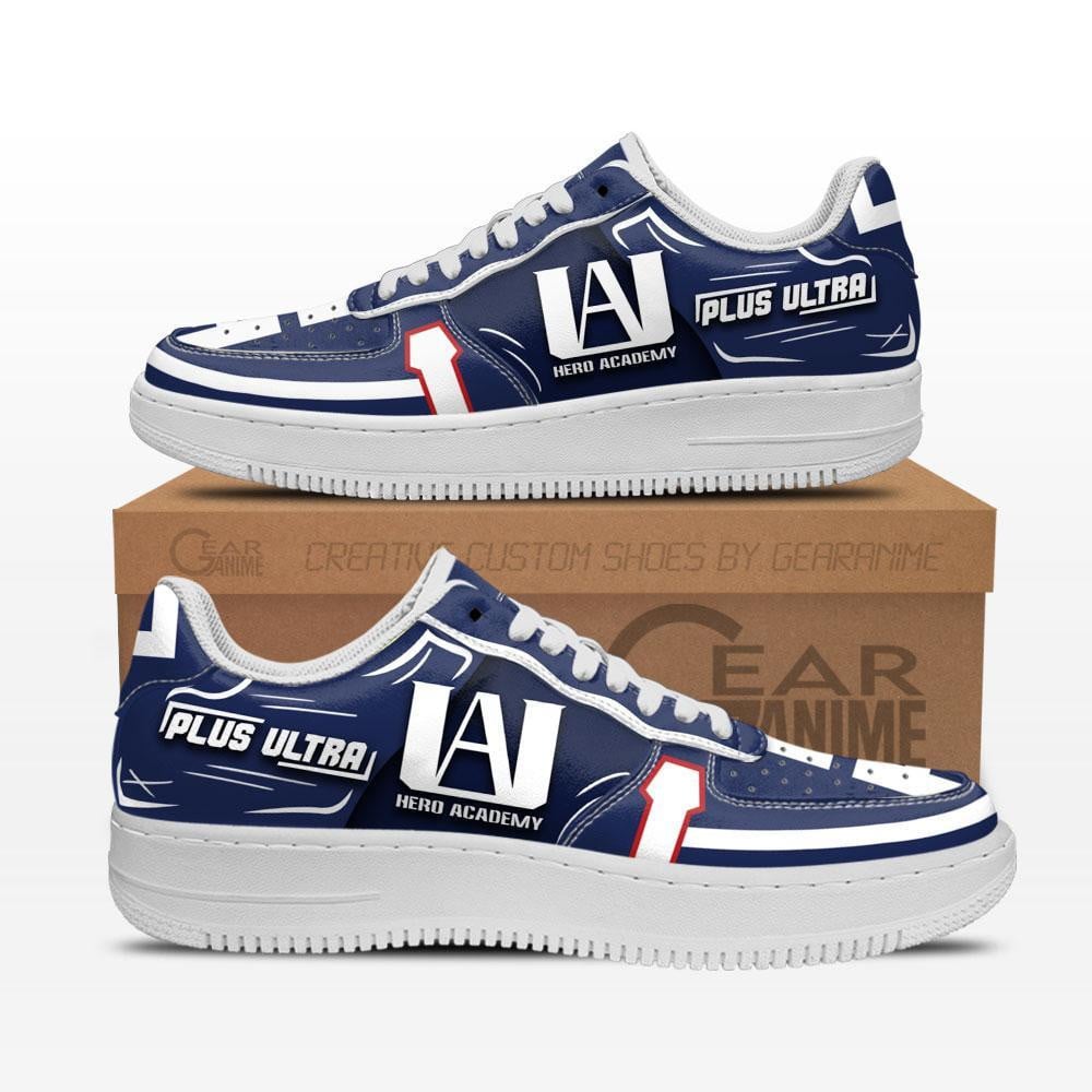 Baskets Anime UA High School en Cuir Chaussures Basses Unisexes Anime Manga