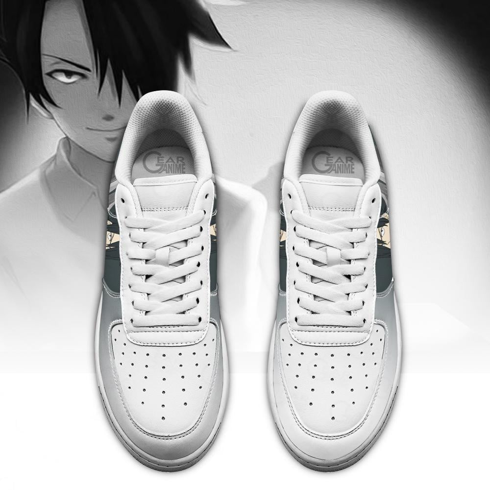 Baskets Anime Ray Neverland en Cuir Chaussures Basses Unisexes Anime Manga