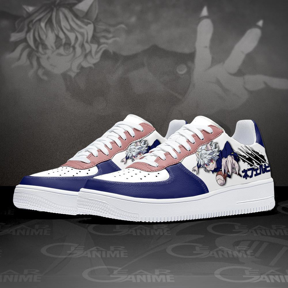 Baskets Anime Neferpitou en Cuir Chaussures Basses Unisexes Anime Manga