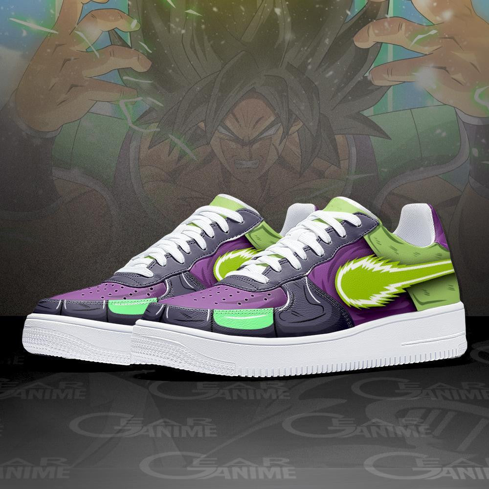 Baskets Anime Super Broly en Cuir Chaussures Basses Unisexes Anime Manga