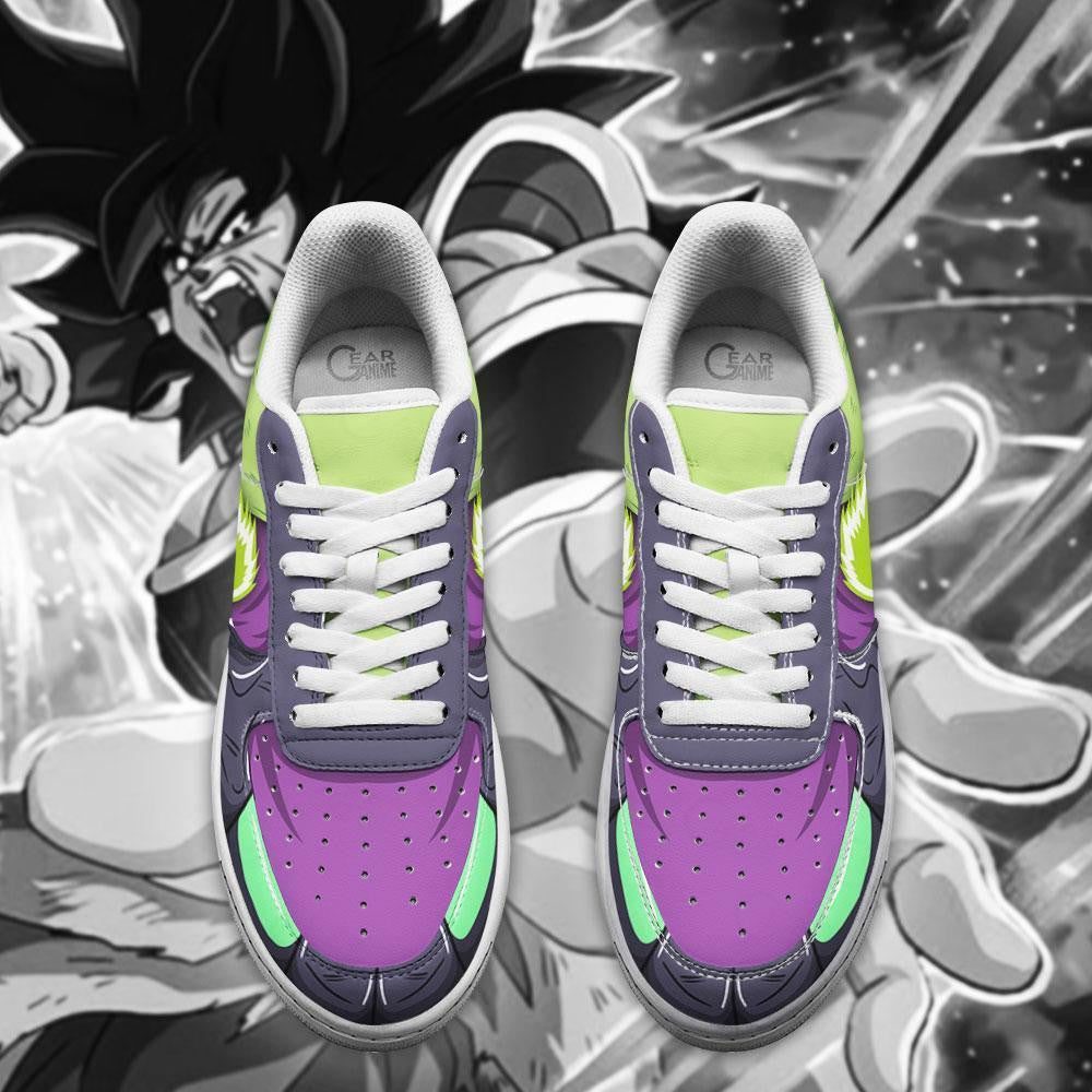 Baskets Anime Super Broly en Cuir Chaussures Basses Unisexes Anime Manga