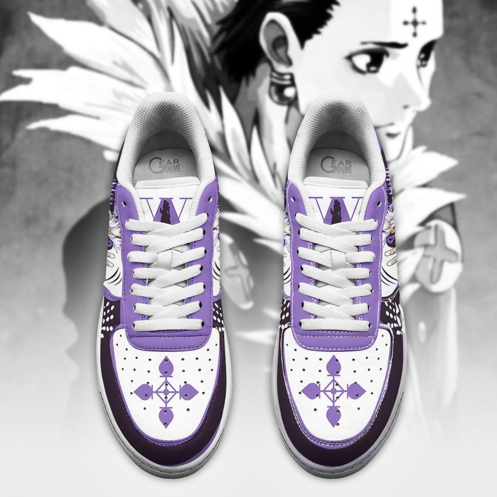 Baskets Anime Chrollo Lucilfer en Cuir Chaussures Basses Unisexes Anime Manga