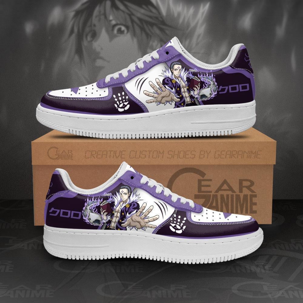 Baskets Anime Chrollo Lucilfer en Cuir Chaussures Basses Unisexes Anime Manga