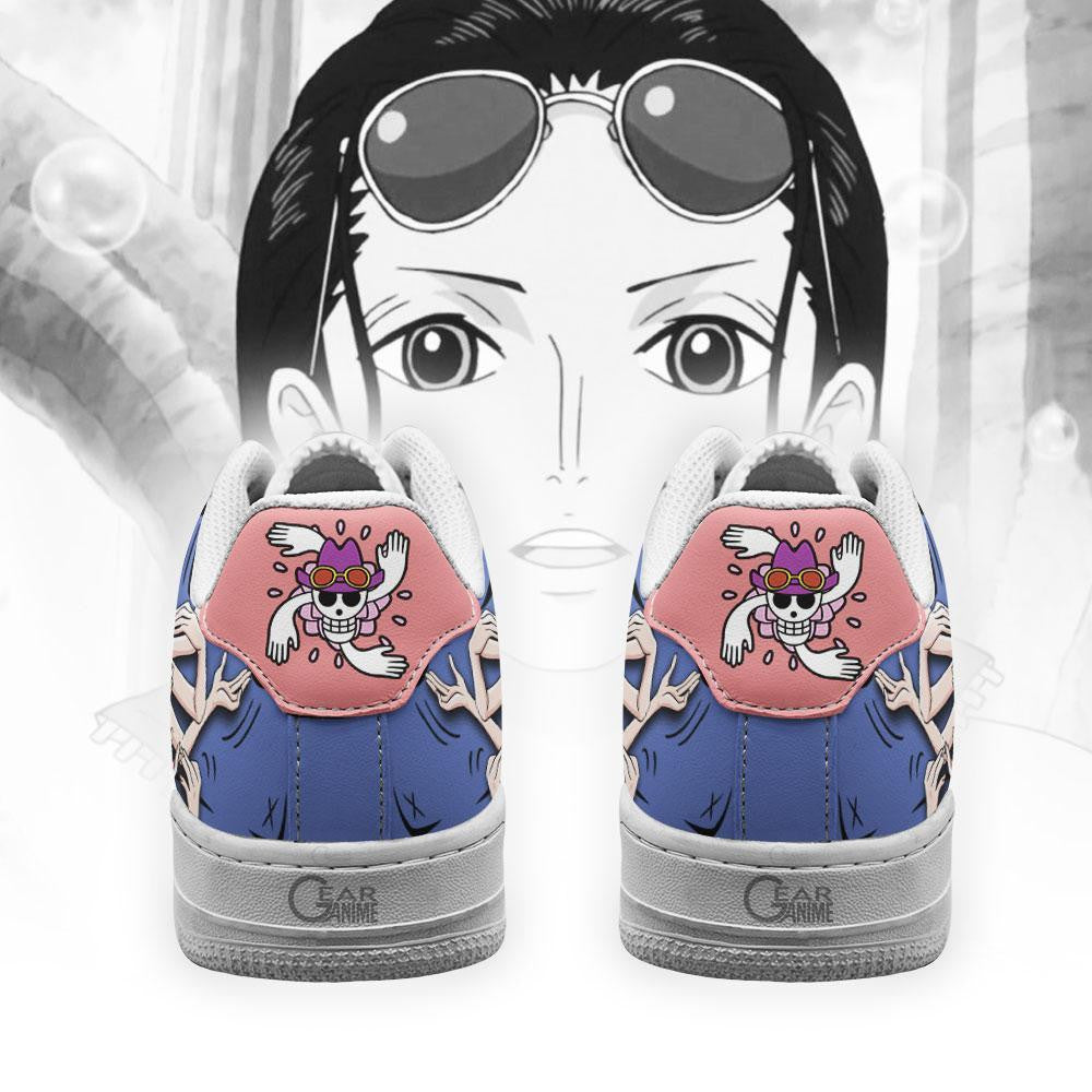 Baskets Anime Nico Robin en Cuir Chaussures Basses Unisexes Anime Manga