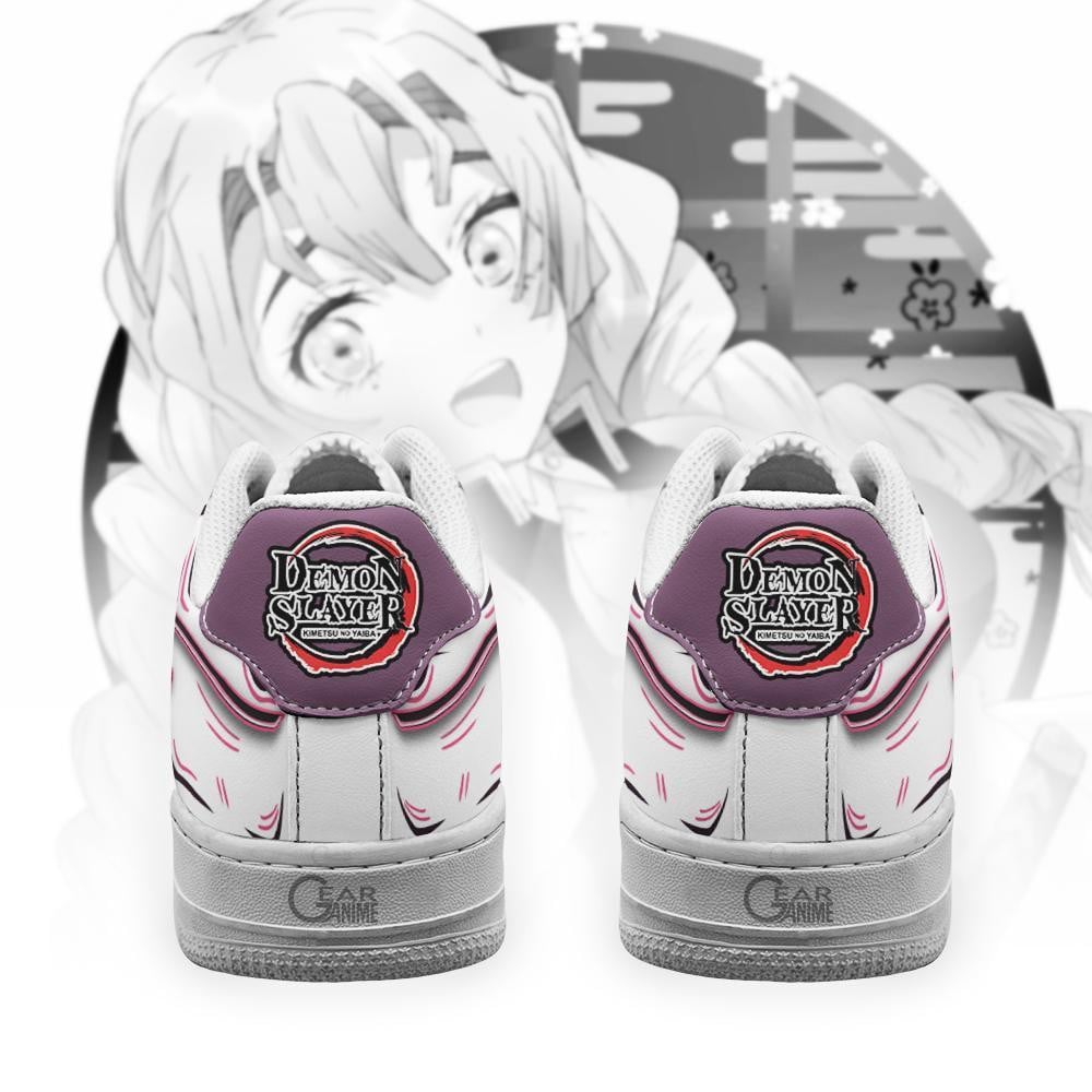 Baskets Anime Mitsuri Kanroji en Cuir Chaussures Basses Unisexes Anime Manga