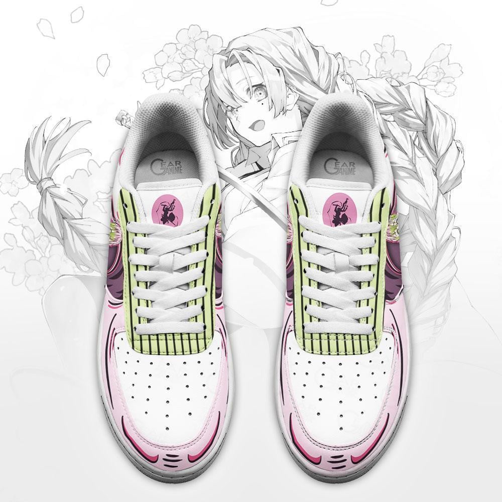 Baskets Anime Mitsuri Kanroji en Cuir Chaussures Basses Unisexes Anime Manga