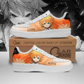 Baskets Anime Emma Neverland en Cuir Chaussures Basses Unisexes Anime Manga