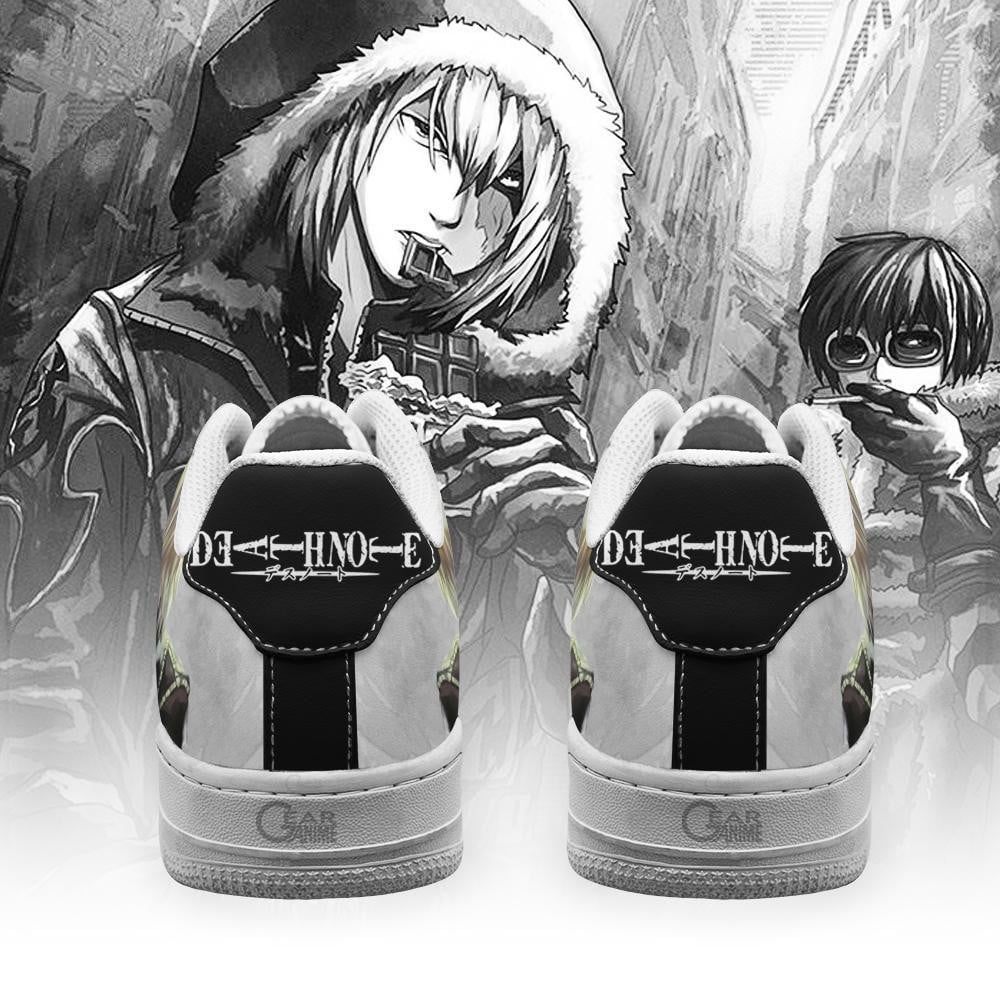 Baskets Anime Mihael Keehl Mello en Cuir Chaussures Basses Unisexes Anime Manga