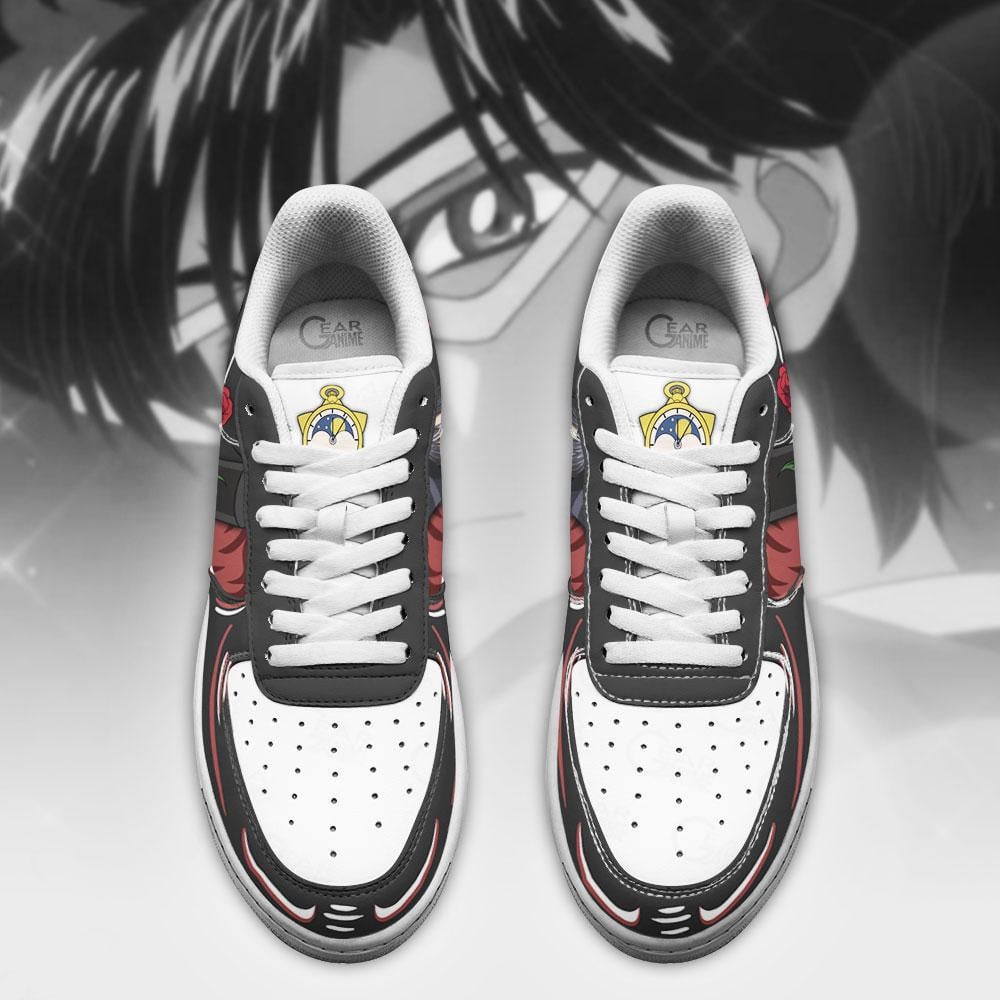 Baskets Anime Tuxedo Mask en Cuir Chaussures Basses Unisexes Anime Manga