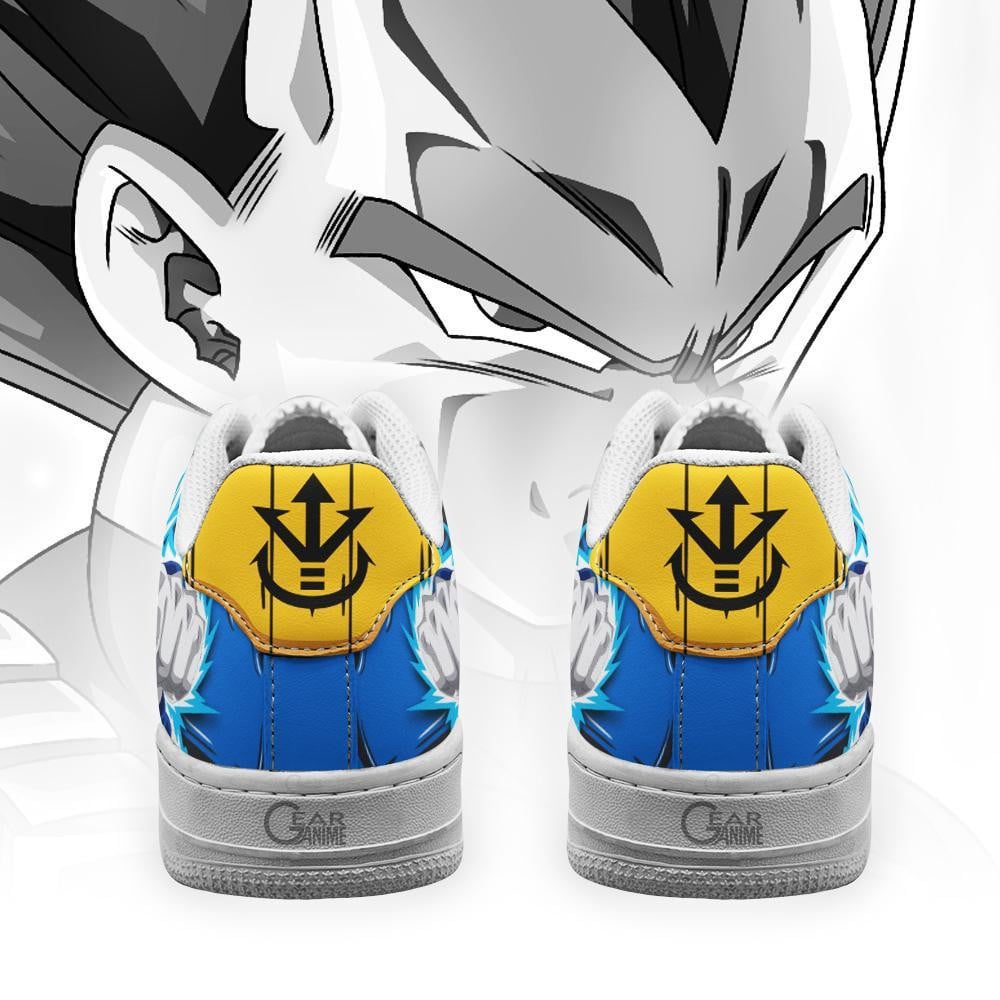 Baskets Anime Vegeta Blue en Cuir Chaussures Basses Unisexes Dragon Ball
