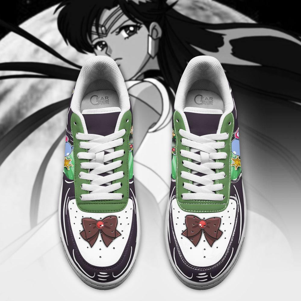 Baskets Anime Sailor Pluto en Cuir Chaussures Basses Unisexes Anime Manga