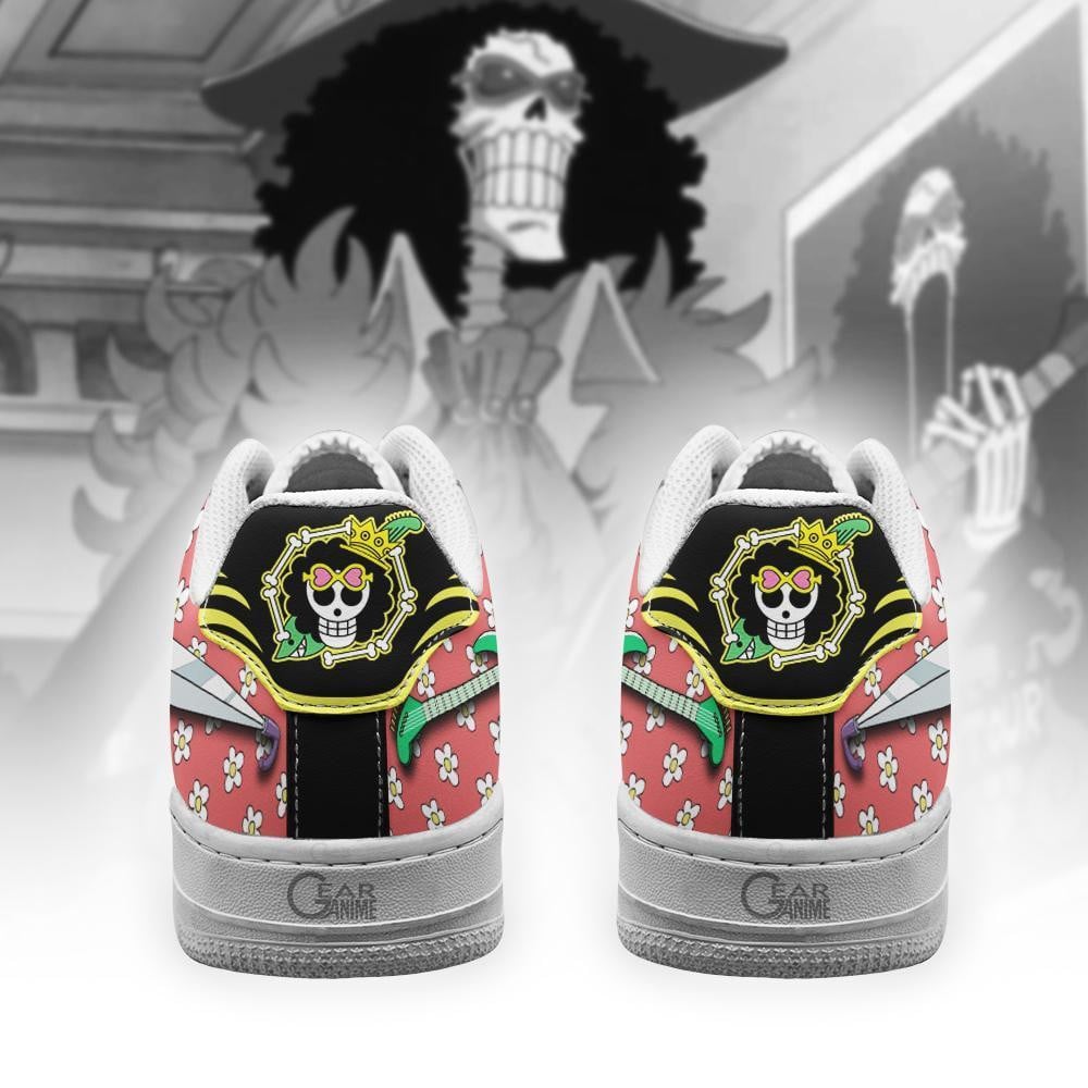 Baskets Anime Soul King Brook en Cuir Chaussures Basses Unisexes Anime Manga