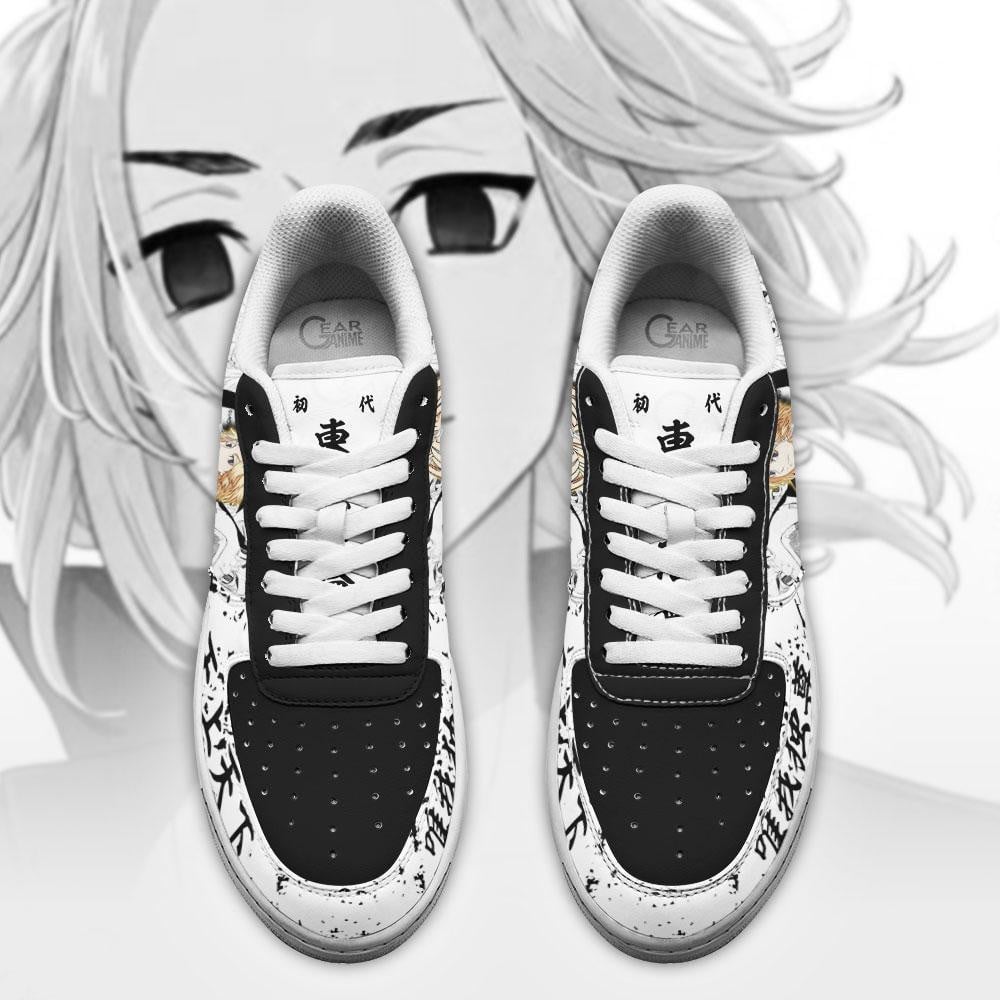 Baskets Anime Manjirou Sano Mikey en Cuir Chaussures Basses Unisexes Anime Manga