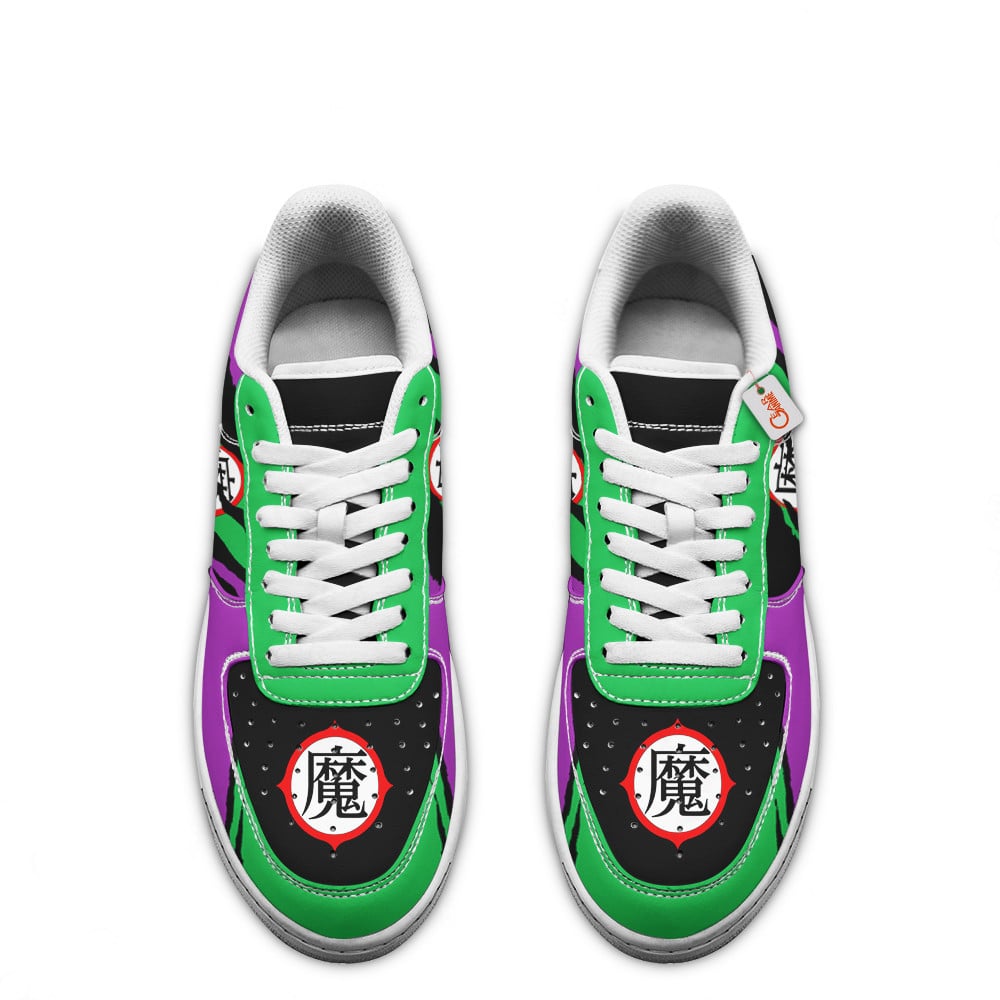 Baskets Anime King Piccolo Symbol en Cuir Chaussures Basses Unisexes Anime Manga