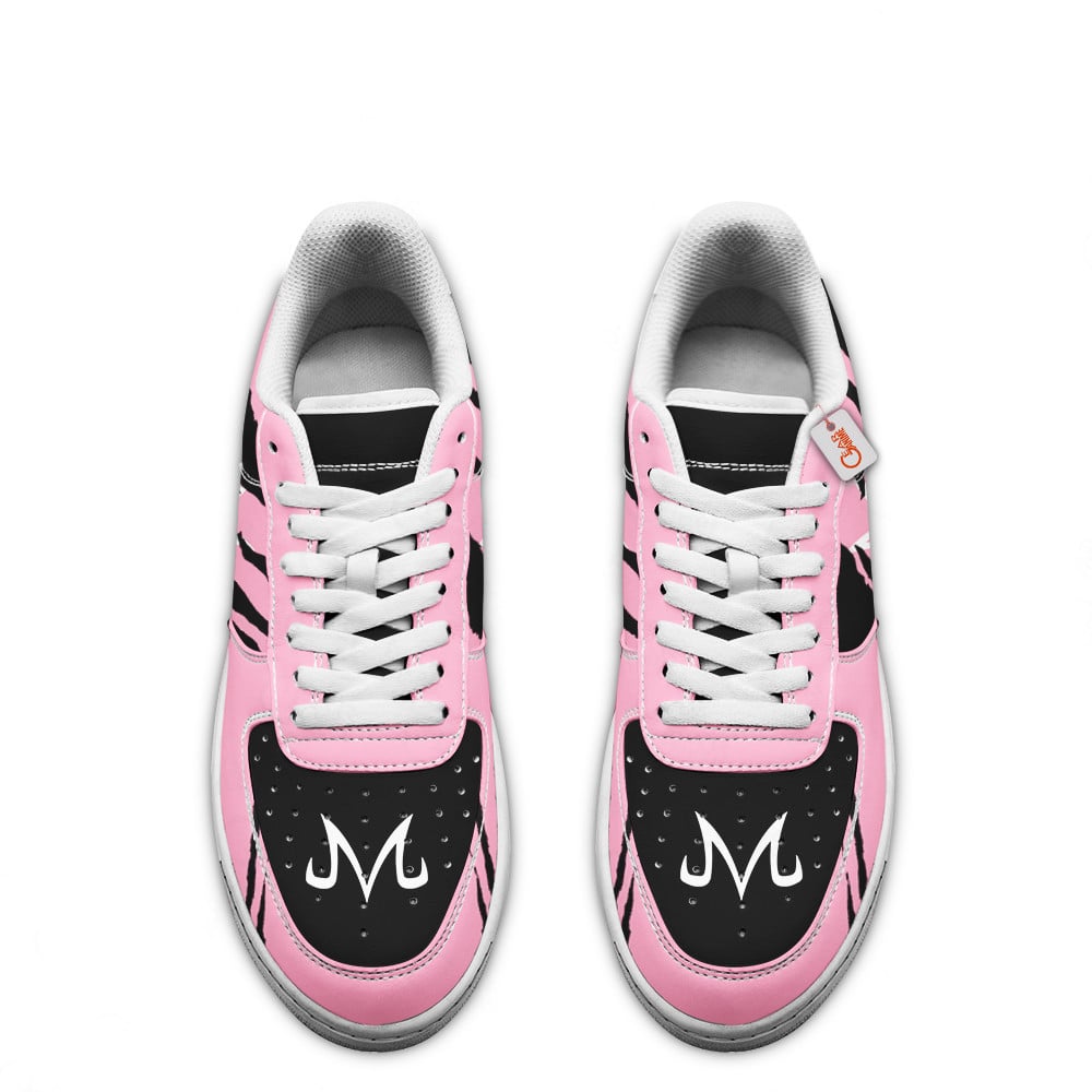 Baskets Anime Majin Buu Symbol en Cuir Chaussures Basses Unisexes Anime Manga