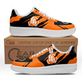 Baskets Anime Goku Turtle Hermit Symbol en Cuir Chaussures Basses Unisexes Dragon Ball