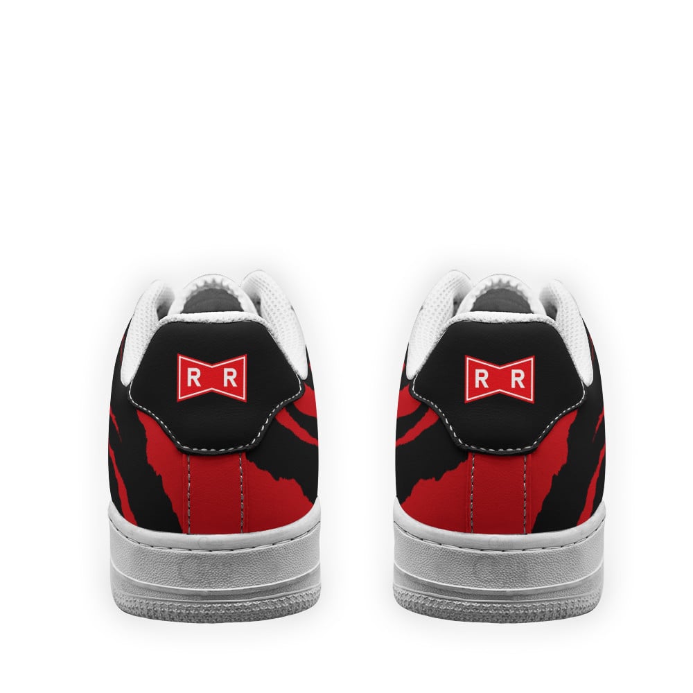 Baskets Anime Red Ribbon Army Symbol en Cuir Chaussures Basses Unisexes Anime Manga