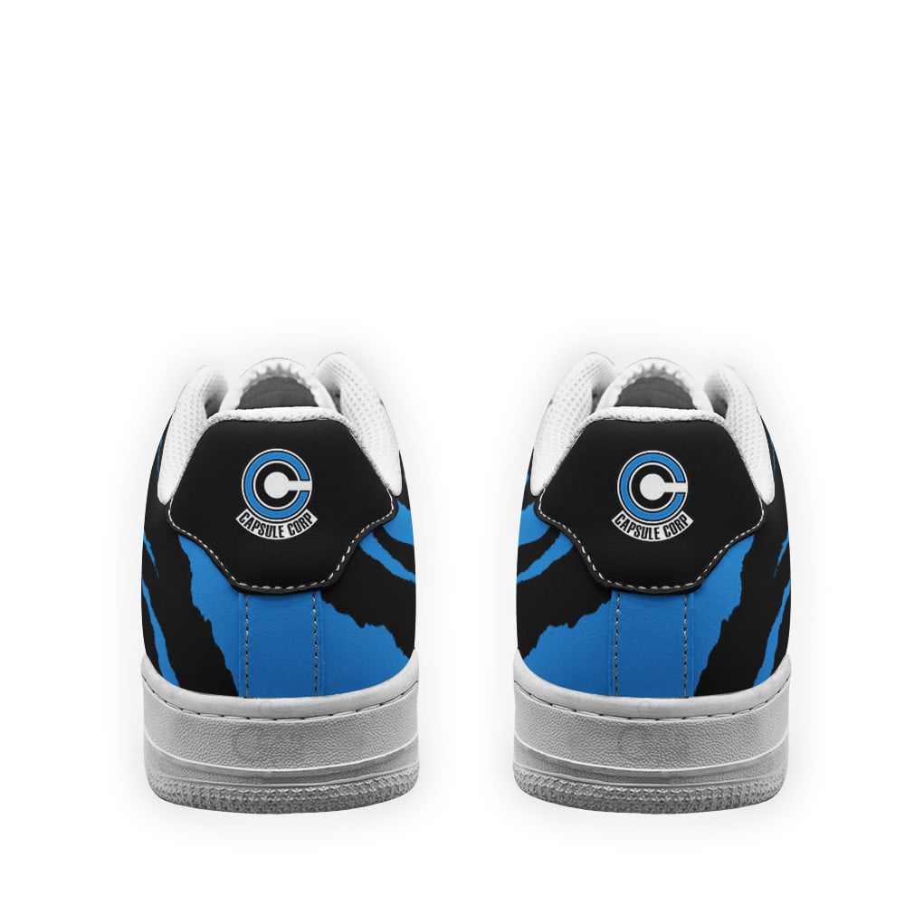 Baskets Anime Capsule Corp Symbol en Cuir Chaussures Basses Unisexes Anime Manga