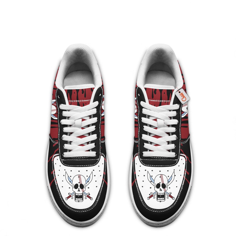 Baskets Anime Shanks Symbol en Cuir Chaussures Basses Unisexes Anime Manga