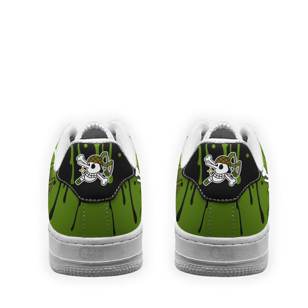 Baskets Anime Usopp Symbol en Cuir Chaussures Basses Unisexes Anime Manga