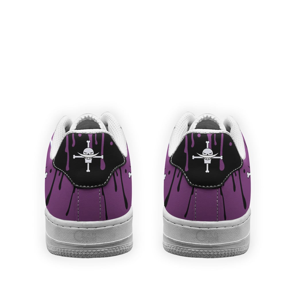 Baskets Anime Edward Newgate Symbol en Cuir Chaussures Basses Unisexes Anime Manga