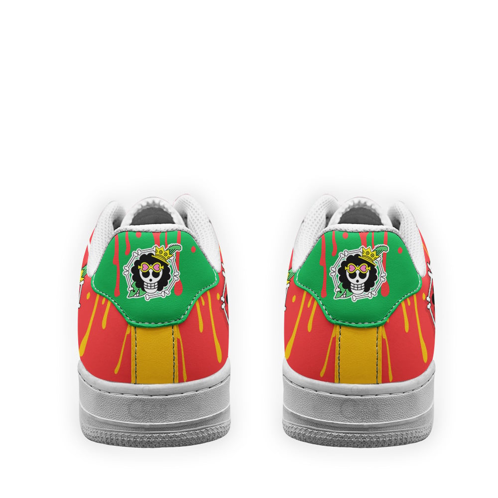 Baskets Anime Brook Jolly Roge en Cuir Chaussures Basses Unisexes Anime Manga