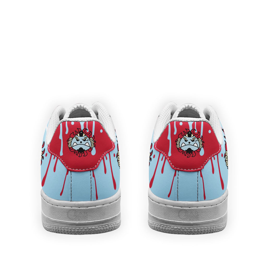 Baskets Anime Jinbe Symbol en Cuir Chaussures Basses Unisexes Anime Manga