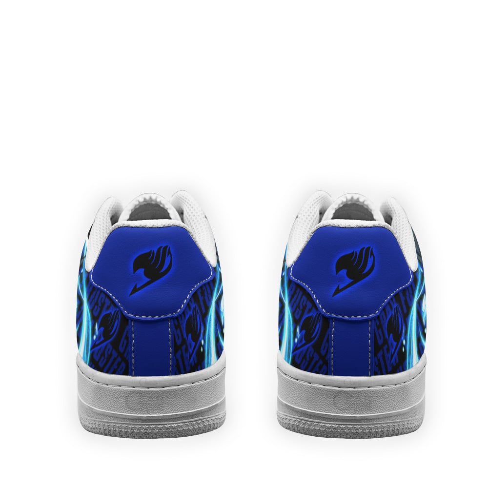 Baskets Anime Gray Fullbuster en Cuir Chaussures Basses Unisexes Anime Manga
