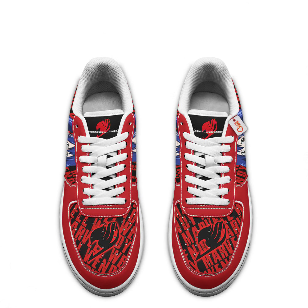 Baskets Anime Wendy Marvell en Cuir Chaussures Basses Unisexes Anime Manga