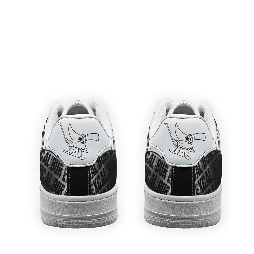 Baskets Anime Excalibur en Cuir Chaussures Basses Unisexes Anime Manga