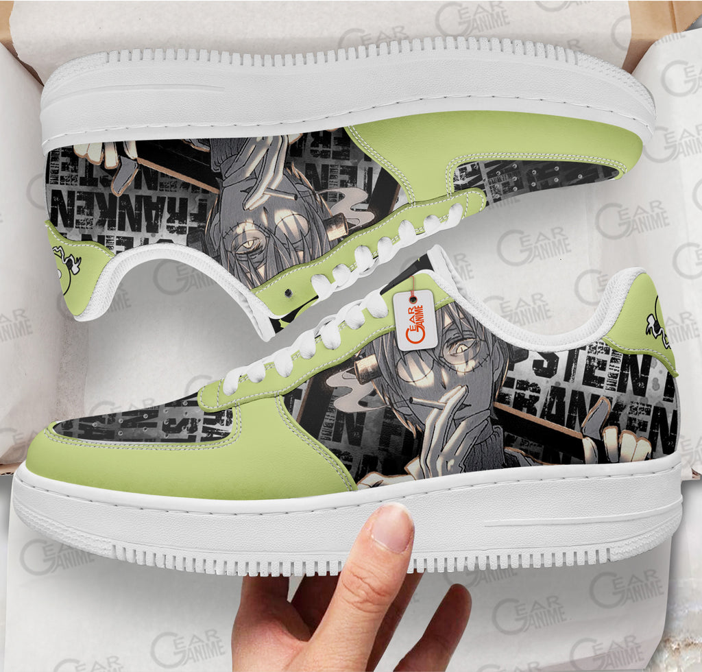 Baskets Anime Franken Stein en Cuir Chaussures Basses Unisexes Anime Manga