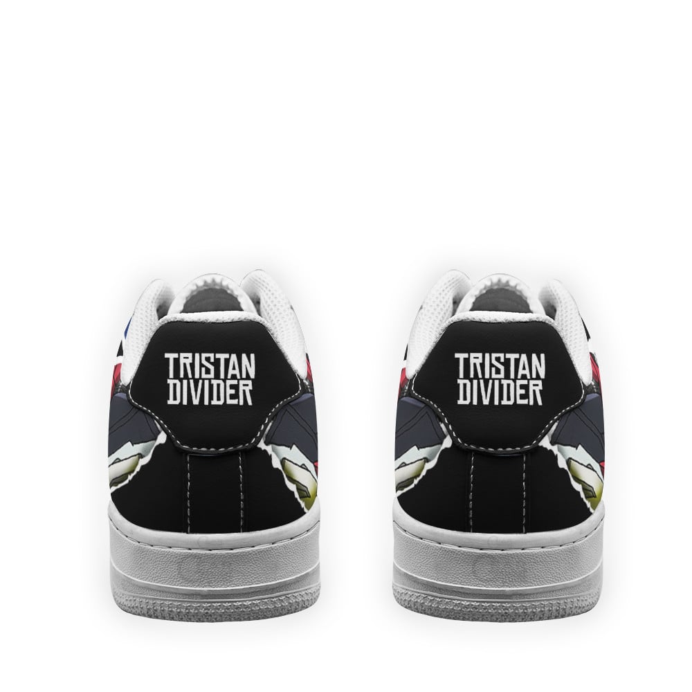 Baskets Anime Tristan Divider en Cuir Chaussures Basses Unisexes Anime Manga