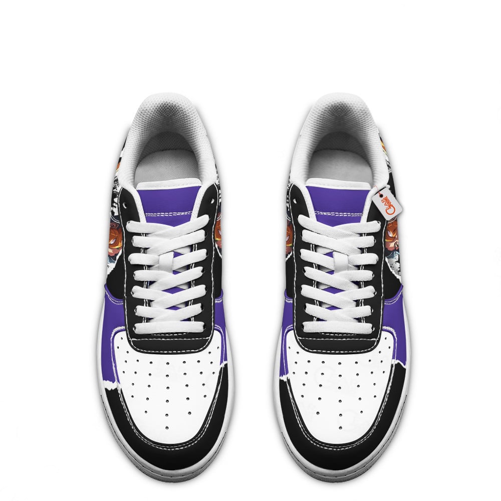 Baskets Anime Jeremiah Gottwald en Cuir Chaussures Basses Unisexes Anime Manga