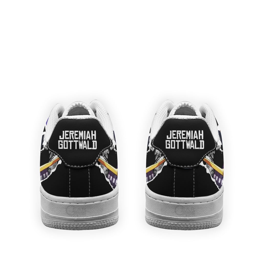 Baskets Anime Jeremiah Gottwald en Cuir Chaussures Basses Unisexes Anime Manga