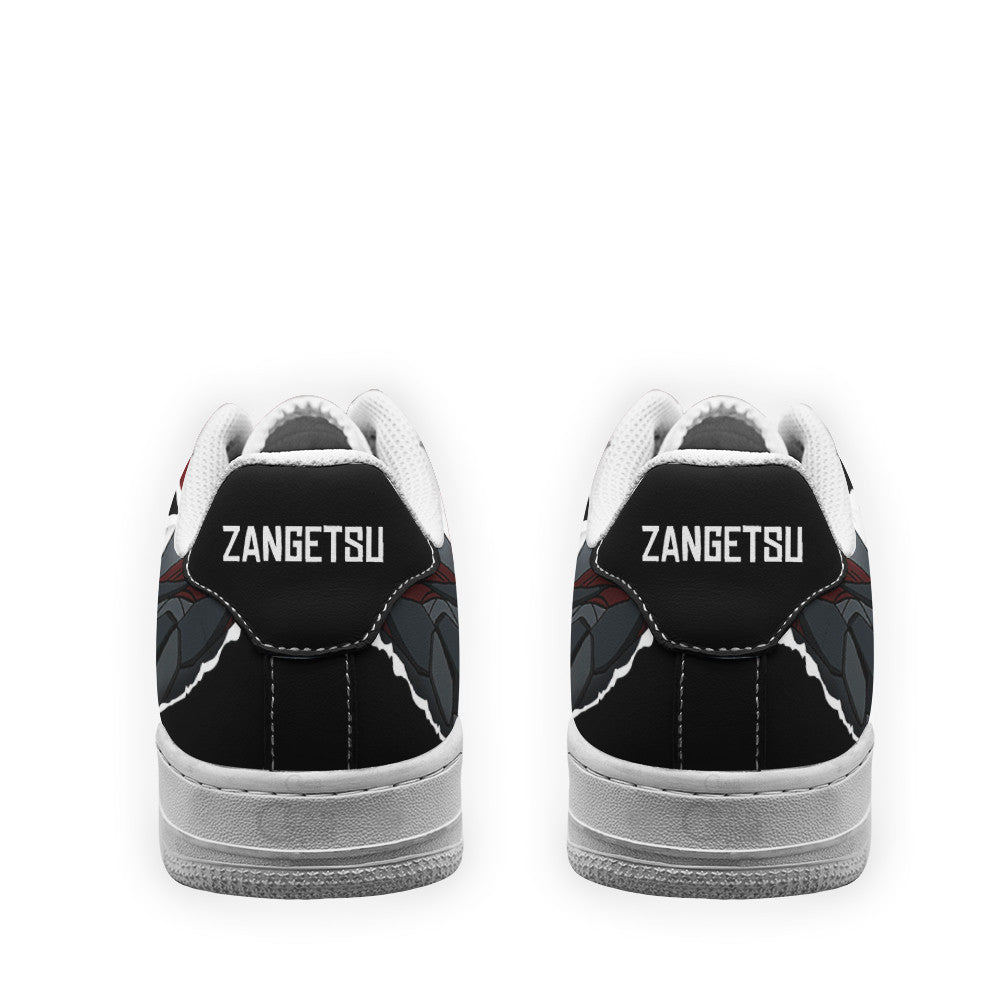 Baskets Anime Zangetsu en Cuir Chaussures Basses Unisexes Anime Manga