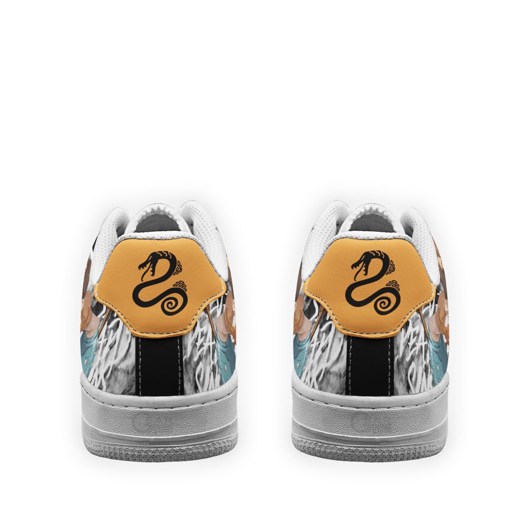 Baskets Anime Diane Serpent Sin of Envy en Cuir Chaussures Basses Unisexes Anime Manga