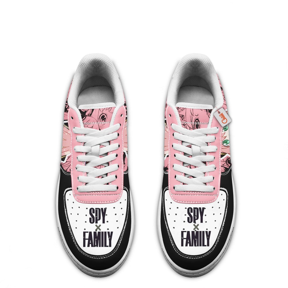 Baskets Anime Anya Forger en Cuir Chaussures Basses Unisexes Anime Manga
