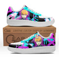 Baskets Anime Arataka Reigen en Cuir Chaussures Basses Unisexes Anime Manga