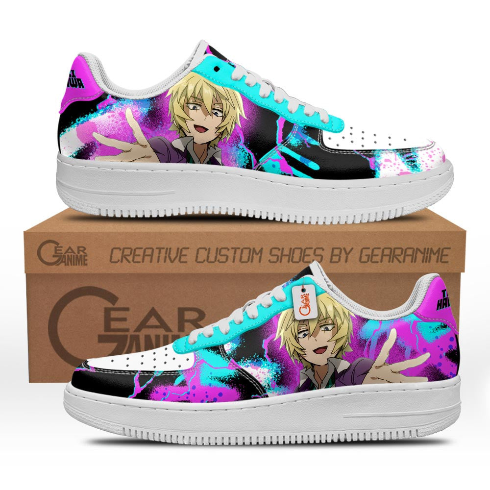 Baskets Anime Teruki Hanazawa en Cuir Chaussures Basses Unisexes Anime Manga