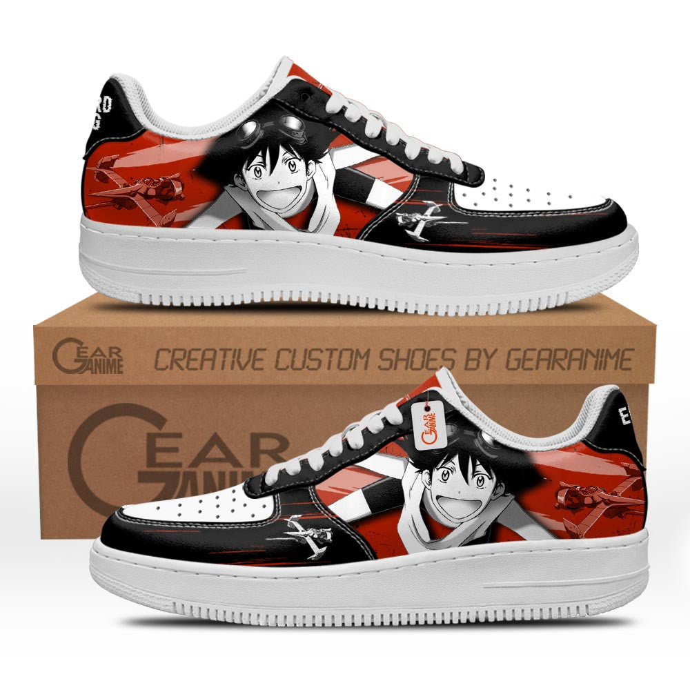 Baskets Anime Edward Wong en Cuir Chaussures Basses Unisexes Anime Manga