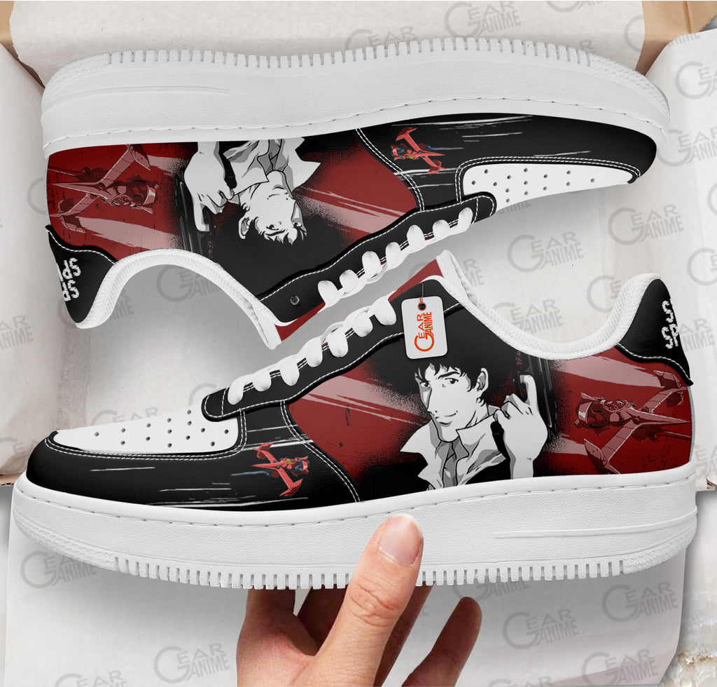 Baskets Anime Spike Spiegel en Cuir Chaussures Basses Unisexes Anime Manga