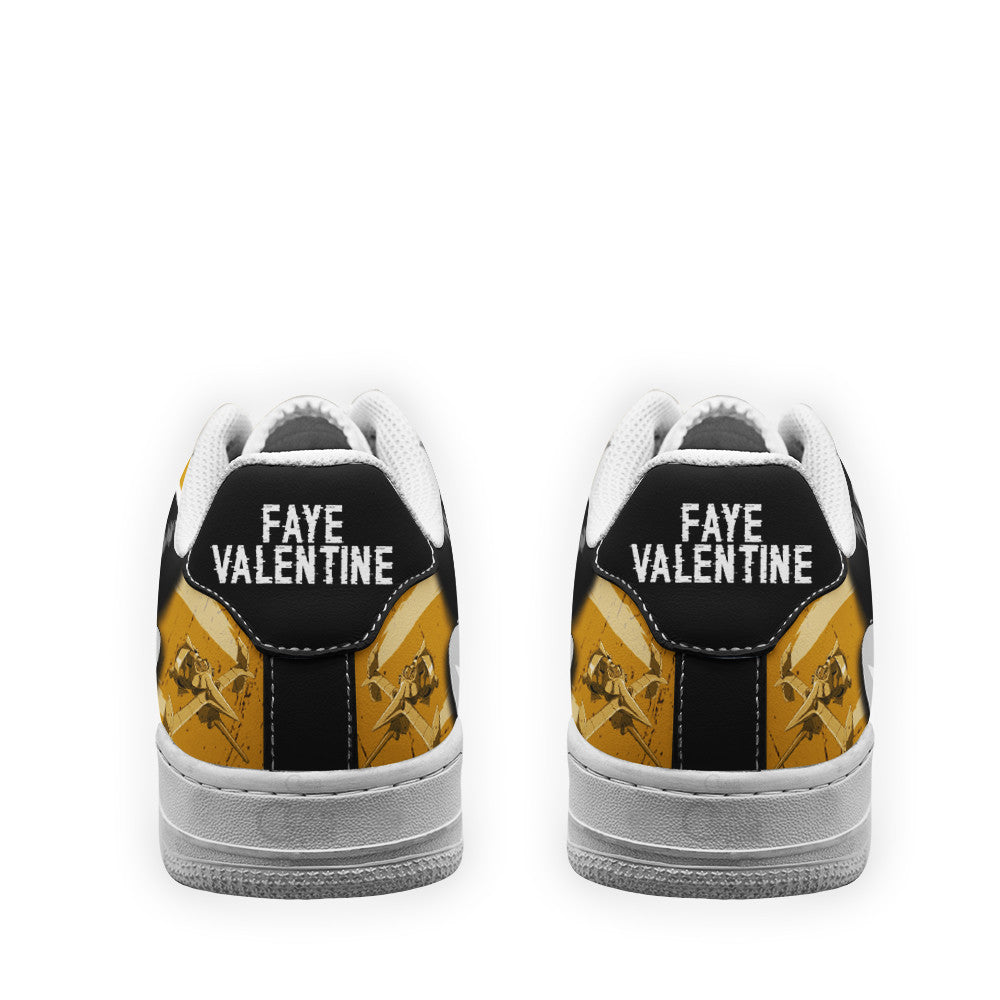 Baskets Anime Faye Valentine en Cuir Chaussures Basses Unisexes Anime Manga