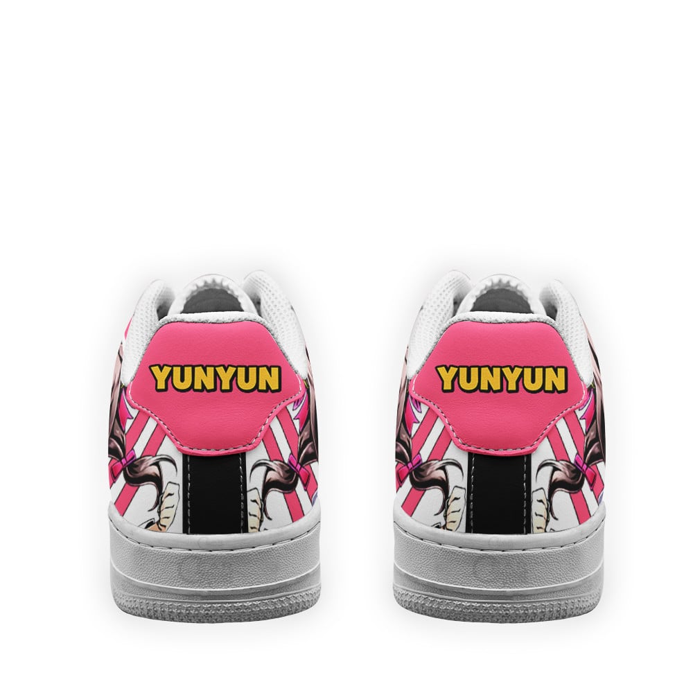 Baskets Anime Yunyun Custom Low-Top Leather Sneakers KonoSuba en Cuir Chaussures Basses Unisexes Anime Manga