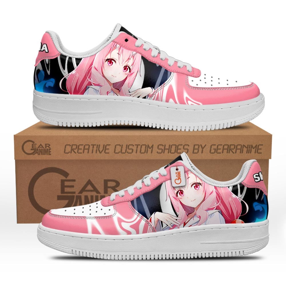 Baskets Anime Shuna Custom Low-Top Leather Sneakers That Time I Got Reincarnated As A Slime en Cuir Chaussures Basses Unisexes Anime Manga