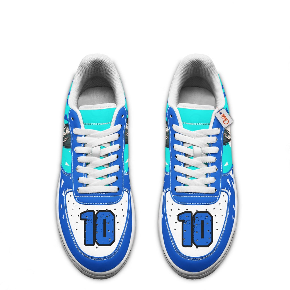 Baskets Anime Rin Itoshi en Cuir Chaussures Basses Unisexes Anime Manga