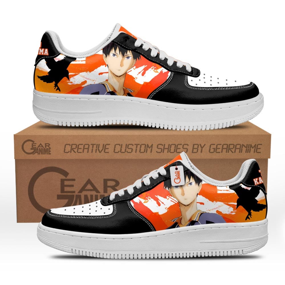 Baskets Anime Tobio Kageyama en Cuir Chaussures Basses Unisexes Anime Manga