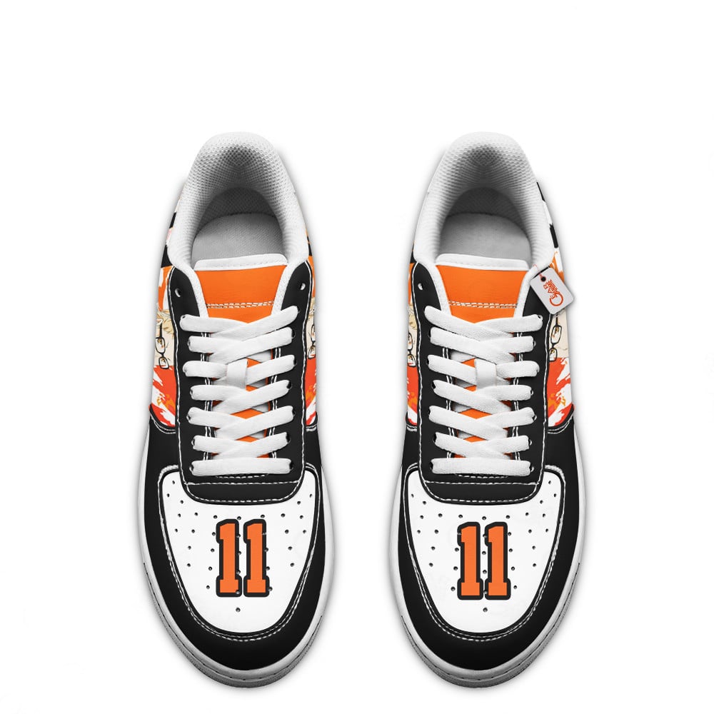 Baskets Anime Kei Tsukishima en Cuir Chaussures Basses Unisexes Anime Manga