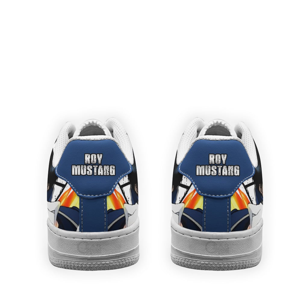 Baskets Anime Roy Mustang en Cuir Chaussures Basses Unisexes Anime Manga