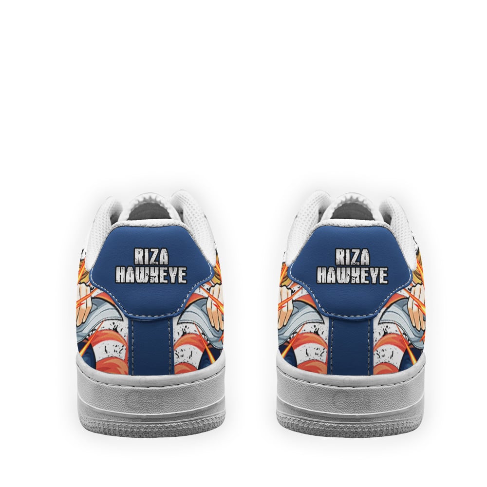 Baskets Anime Riza Hawkeye en Cuir Chaussures Basses Unisexes Anime Manga