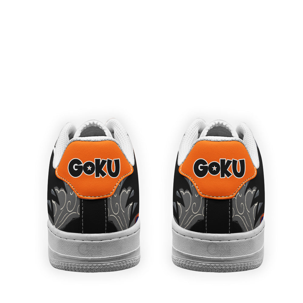 Baskets Anime Goku en Cuir Chaussures Basses Unisexes Dragon Ball